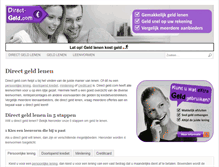 Tablet Screenshot of direct-geld.com